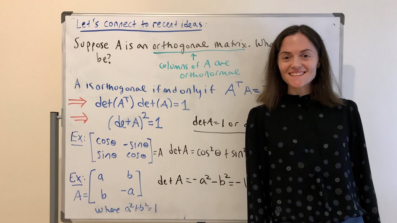 Linear Algebra: Determinants (Full Lecture)
