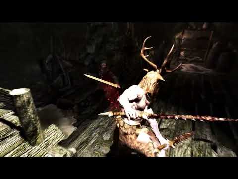 Skyrim Battles - Forsworn Briarheart vs Mercer Frey 2/2