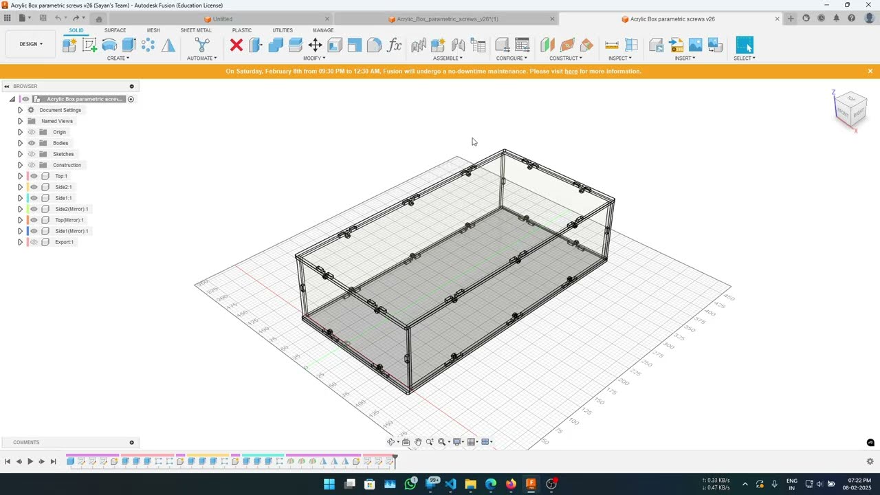 Change Fusion 360 Parameters and export files with Python Script