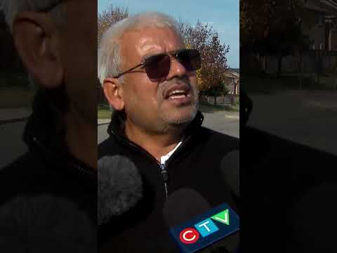 Protesters at Hindu temple came face-to-face with police as officers tried to contain the violence