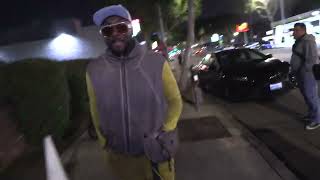 Will I Am exits Jessica Alba's 41st birthday party in West Hollywood