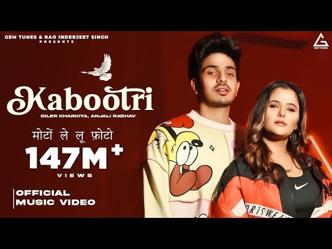 Kabootri (Official Video) Diler Kharkiya | Anjali Raghav | Kit Chali | New Haryanvi Song 2024