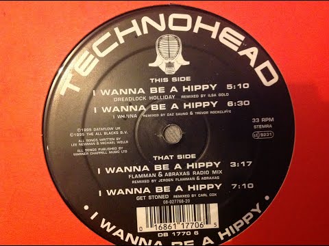 technohead - i wanna be a hippyp-1995- #gabba #speedcore #darkcore #hardcore #mokumrecords