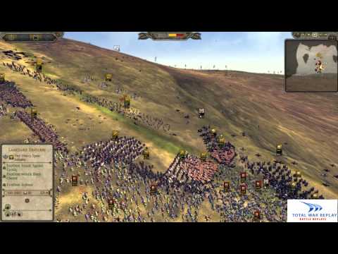 Total War Attila battle gameplay : Eastern roman empire of Garamantians