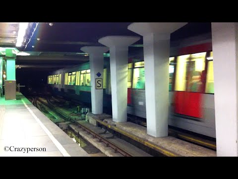 RET Metro combi type B & type R op station Beurs Rotterdam! lijn D & lijn E