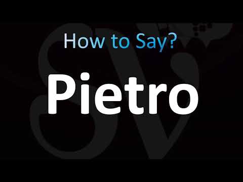 How to Pronounce Pietro (CORRECTLY!)