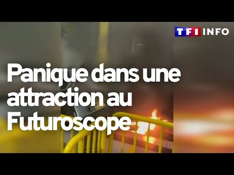"Ça criait de partout" : le wagon d'une attraction du Futuroscope prend feu, deux blessés