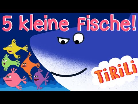 Fünf kleine Fische | TiRiLi Kinderlieder