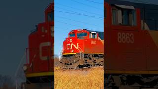 Canadian National Power Move in Plainfield #railfan