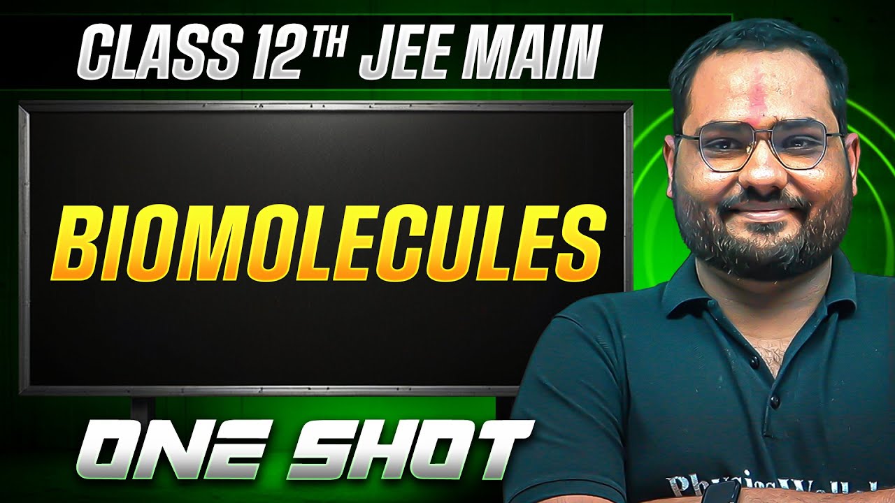 MANZIL Comeback: BIOMOLECULES in 1 Shot | All Concepts + PYQs | JEE Main
