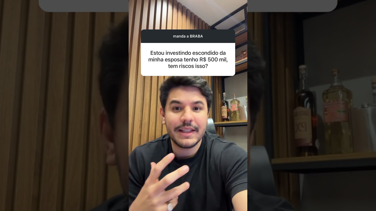 Já estou ficando é com medo de casar e ser investidor no Brasil hahaha