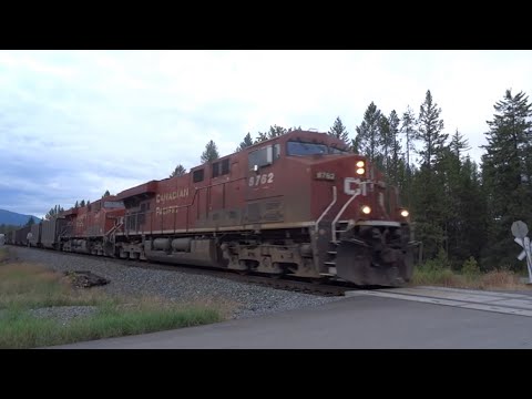 CLASSIC COAL TRAIN!!! CP 863 (Coal) West at Caithness,BC