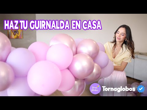 How to make a balloon garland