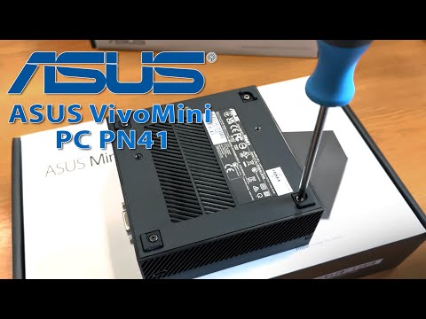 ASUS VivoMini PC PN41 - Disassembly, SSD, RAM Upgrade ASMR