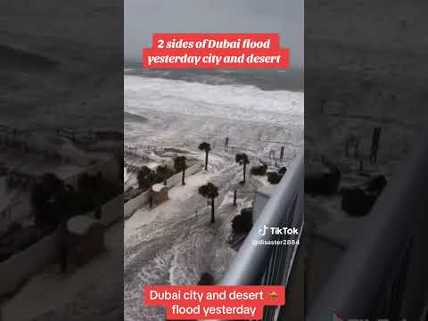 Dubai heavy Rain causes Flood