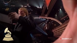Ed Sheeran | GRAMMYcam | 58th GRAMMYs