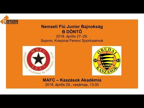 2018.04.29. U18 MAFC – Kaszások Akadémia