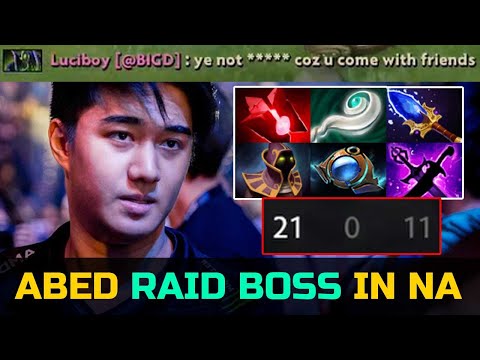 ABED 11KMMR RAID BOSS IN NA SERVER - UNKILLABLE MID DOTA 2