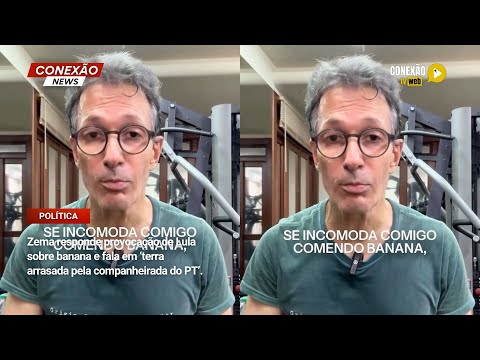 Vídeo: Zema responde provocação de Lula sobre banana e fala em ‘terra arrasada pela companheirada do PT’.