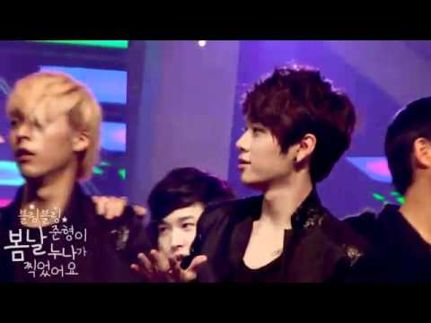 [FANCAM] 101230 JUNHYUNG @ KBS GAYO ENDING