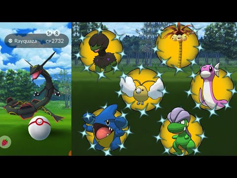 EM BUSCA DE GIBLE E DRATINI 100%! - RAYQUAZA SHINY REIDE - ULTRABONUS GO FEST EM TAIWAN - FAKE GPS