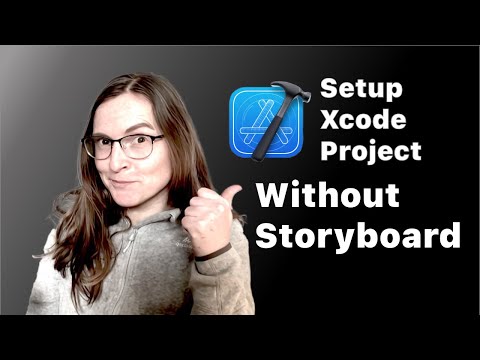 Xcode 13 tutorial: How to setup a New Project - no Storyboard