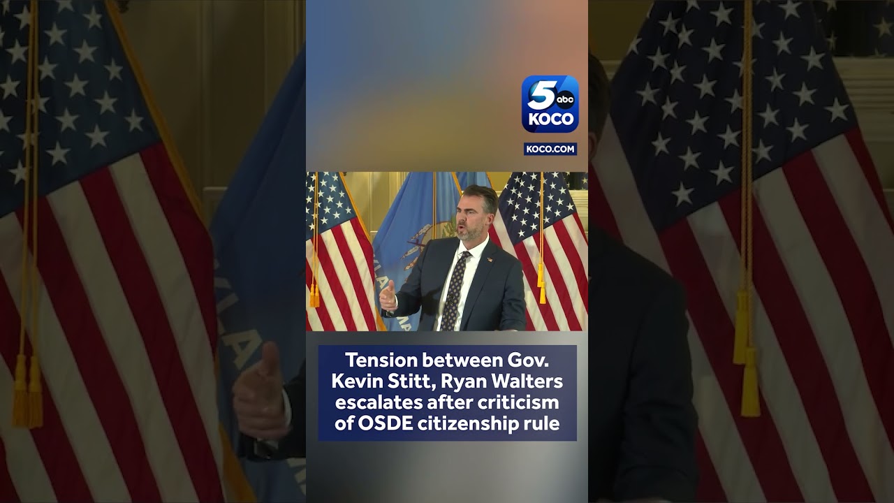 Tension between Gov. Kevin Stitt, Ryan Walters escalates after criticism of OSDE citizenship rule