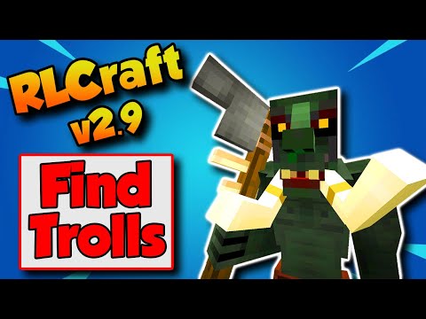 RLCraft 2.9 How To Find Trolls 💀 Troll Leather & Troll Tusk for Avian Saddle