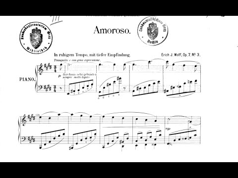 Erich J. Wolff | Amoroso, Op.7/3