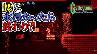 【キャッスルバニアSoH】　#19　屈強な戦士なのに腰に水浸かったら即死？！　攻略実況　Castlevania: Symphony of Horrors
