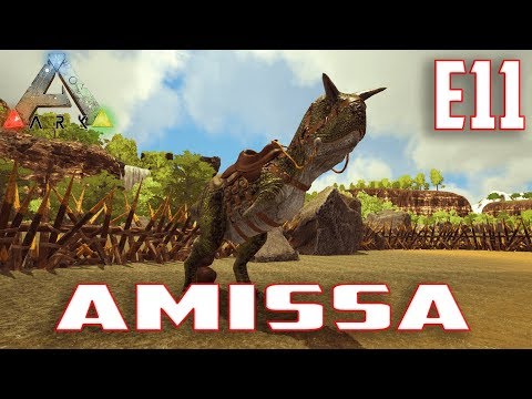 Let's Play ARK: Survival Evolved (Single Player Amissa)Ep.11-Taming A Carno