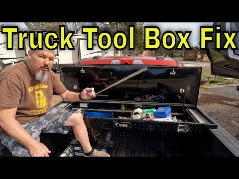 Truck Bed Tool Box Fix Bad Weather Stripping Complete Replacement