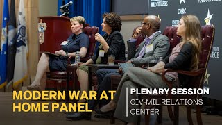Plenary Session: Modern War at Home Panel