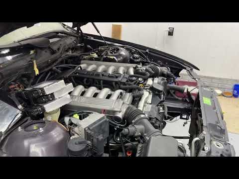 First start of the m73 v12 in a e39 chassis