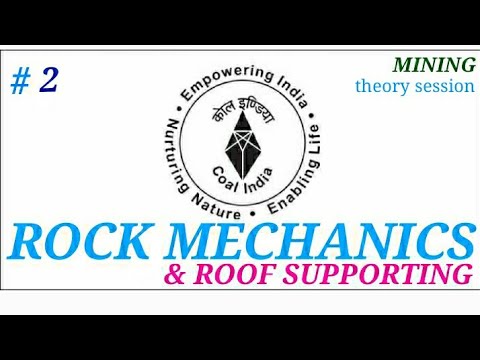 ROCK MECHANICS AND ROOF SUPPORTING ,PART #2
