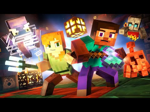 Intense Minecraft Animation: Alex and Steve in Trial Chambers