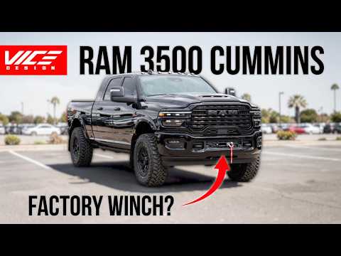RAM 6.7L Cummins HIDDEN Winch, 2019-2025 RAM 3500, Installation Overview