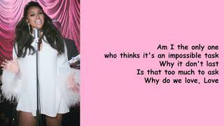 Lions, Tigers &amp; Bears by Jazmine Sullivan (Lyrics)