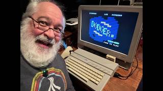 New Atari 8Bit Game - DODGER - a Pacman style game being Shot At - Sign Me Up - Retrogaming - Nerd