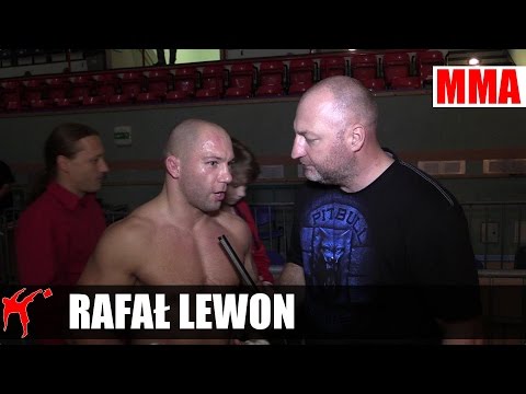 Rafał Lewoń po występie gali MMA Fight Night III