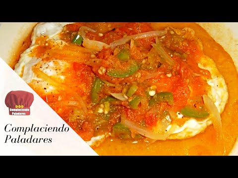 HUEVOS RANCHEROS receta facil- Complaciendo Paladares