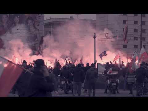 Polacy! Musicie być mocni mocą wiary.  Marsz Niepodległości. Warszawa 11 Listopada 2020