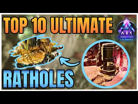 TOP 10 Aberration Ratholes You MUST USE, Hidden Base Locations & RATHOLES | Ark Survival Ascended