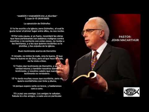 JOHN MACARTHUR - AMIGOS Y ENEMIGOS EN LA IGLESIA