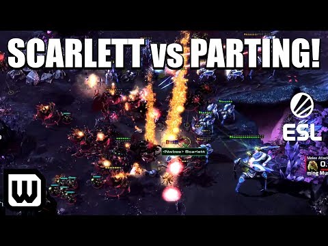 Starcraft 2: BLINK PROBE + CANNON RUSH CHEESE?! (Scarlett vs Parting)