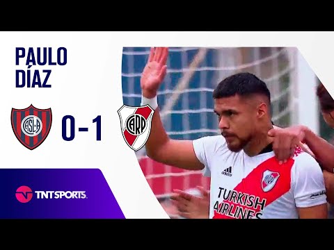 ¡GOL de RIVER! Cabezazo de PAULO DÍAZ para cumplir con la LEY DEL EX ⚽