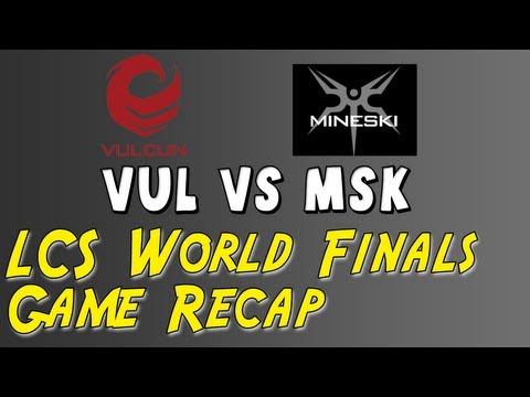 MSK vs VUL Group B - LCS World Finals Recap [League of Legends]