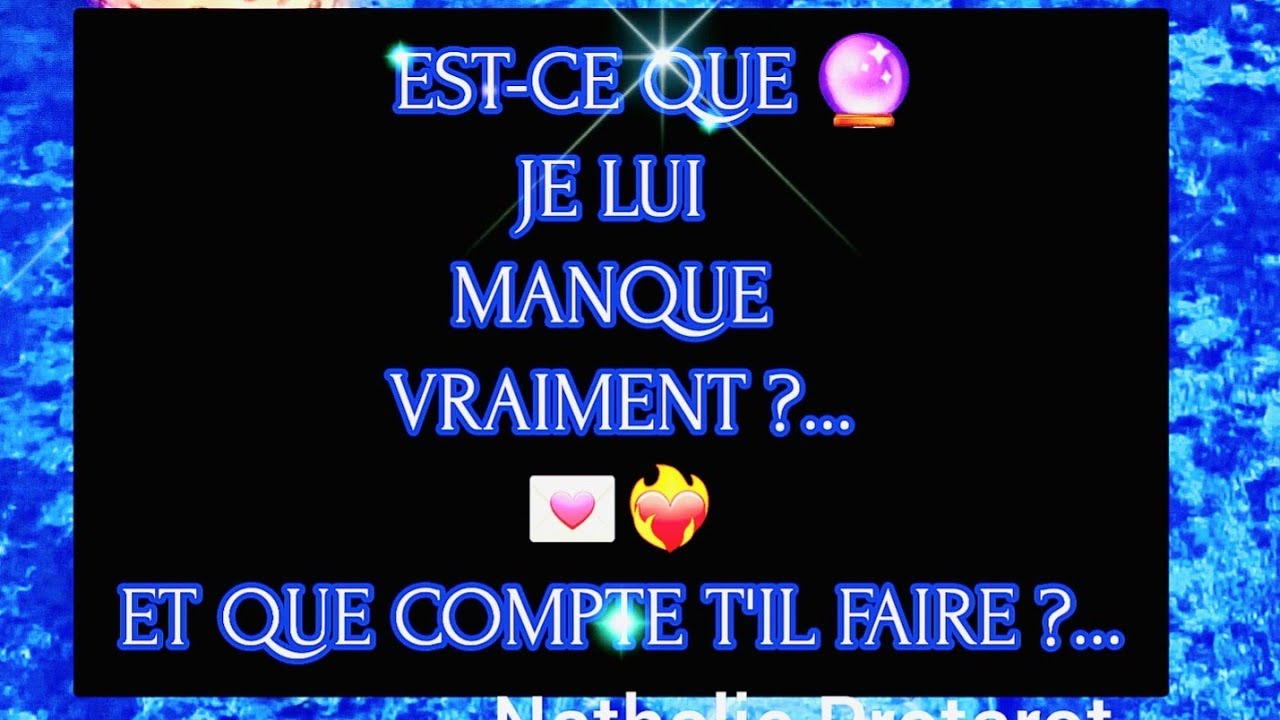 EST-CE🔮QUE JE LUI MANQUE 💔VRAIMENT ? ET QUE COMPTE T'IL FAIRE 💎?#tarot#tarologie#amour#fj