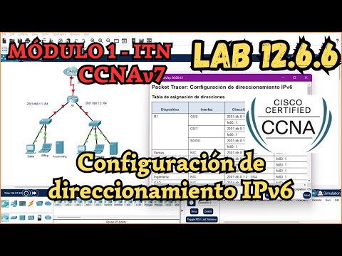 12.6.6 Packet Tracer - IPv6 Addressing Configuration (Resolution)