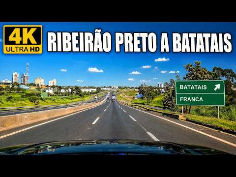 De Ribeirão Preto a Batatais: Uma Viagem pelo Coração do Interior Paulista | 4K POV Drive